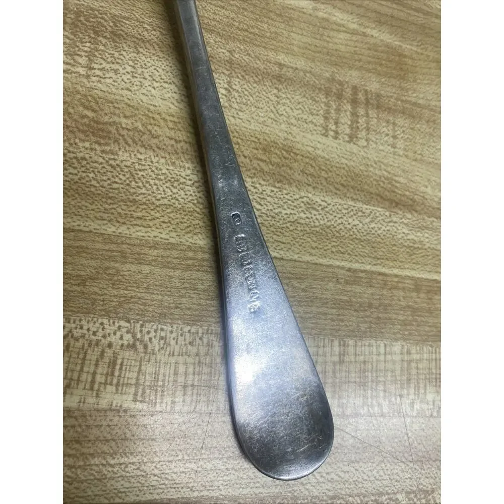 Vintage 1860 SHELL Pattern Silverplate Flatware Serving SPOON by Wm Rogers